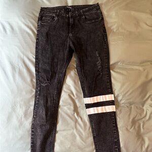 ICON Amsterdam Black Distressed Men’s Jeans